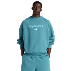 Fleece Men Sweatshirts - Teal - Size XL - Cotton Jersey - Teal - Size: Extra Large