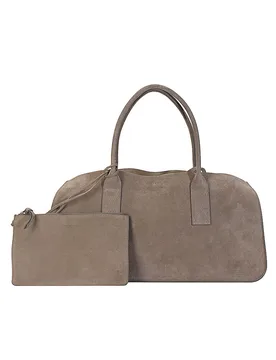 Bolso de piel - Tote Bag TAKEAWAY BAG Large marrón - Julia Skergeth - FashionsVida
