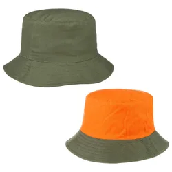 Reversible Bucket Hat by - olive - Female - Size: S (54-55 cm)