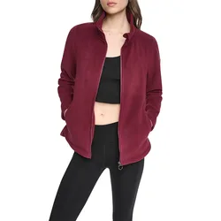 Felpa Con Zip Dw00037 Claret Red M