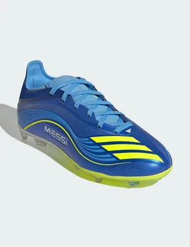 Kids Unisex F50 Messi Elite Firm Ground Boots - Dark Blue - Size Uk 10 Kids - adidas performance - FashionsVida