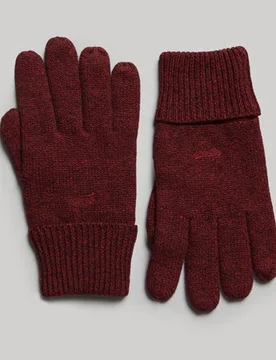 Superdry Herren Logo Handschuhe Rot - Größe: One Größe - 22.99 - FashionsVida