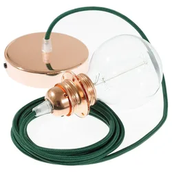 Cables Lampe Suspendue Pendel Pour Abat-jour Rm21 50 Cm Dark Green / Copper One Size