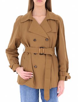 Trench con cintura CAMMELLO 48