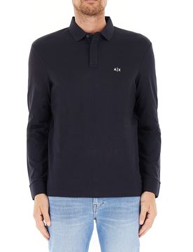 Polo maniche lunghe BLU NOTTE L