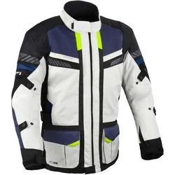 Giacca Moto Tessuto Explore Aerotex Grigio Blu taglia L