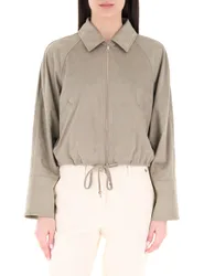 Giacca con zip LIU JEANS FANGO 42