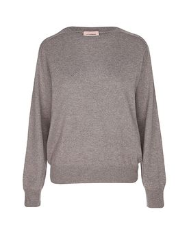 Jersey de cachemira marrón XS
