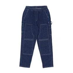 Pantalone Lungo Uomo Monogram Laser Carpenter Pants Blue