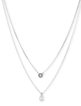 DKNY Cadena plata / transparente