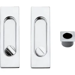 Kit Puertas Correderas Embutir Rectangular 125 x 21 mm - 160 x 65 mm