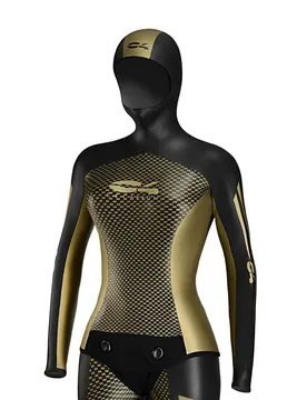 C Freediving Giacca Da Apnea Da Donna Aurea 5 Mm
