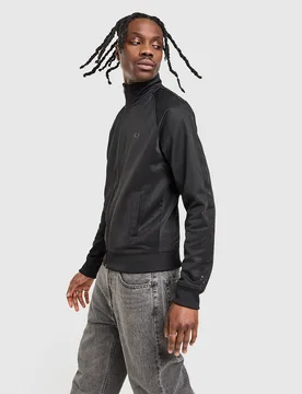 Tape Track Top - Herren, Schwarz - male - Size: M - Fred perry - FashionsVida