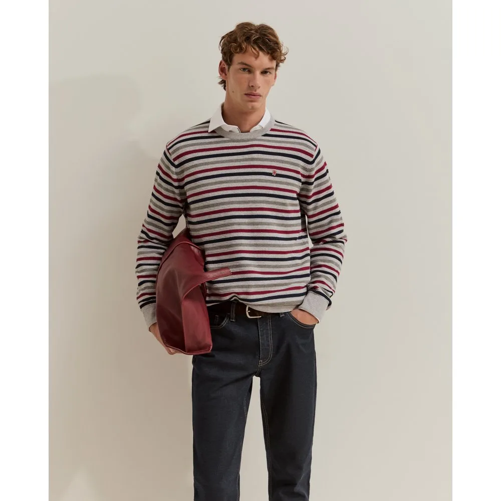 Jersey de hombre con rayas - Lion of Porches - FashionsVida