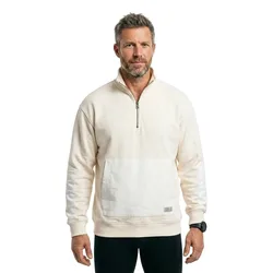 Sweat-shirt à Zip Eco Tyler Wshd Salt White M