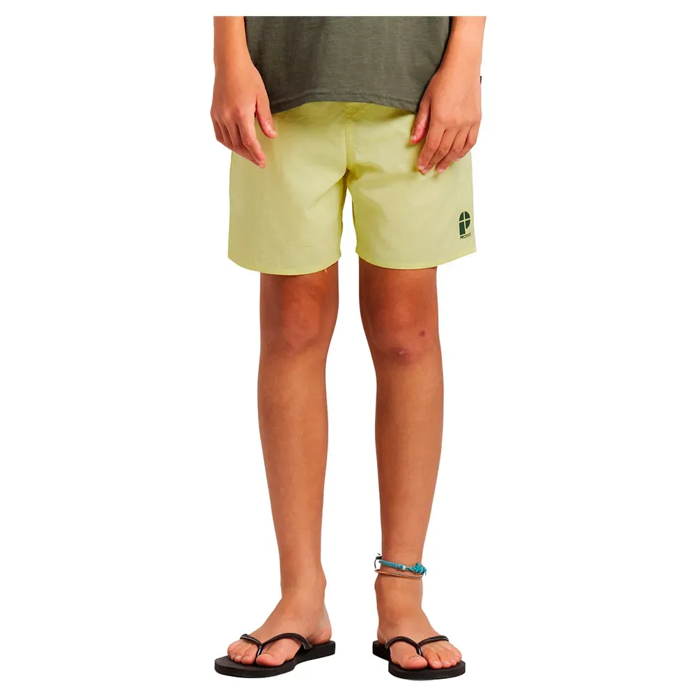 Short De Bain Culture Cherlo Lime 164 cm Garçon - Protest - FashionsVida