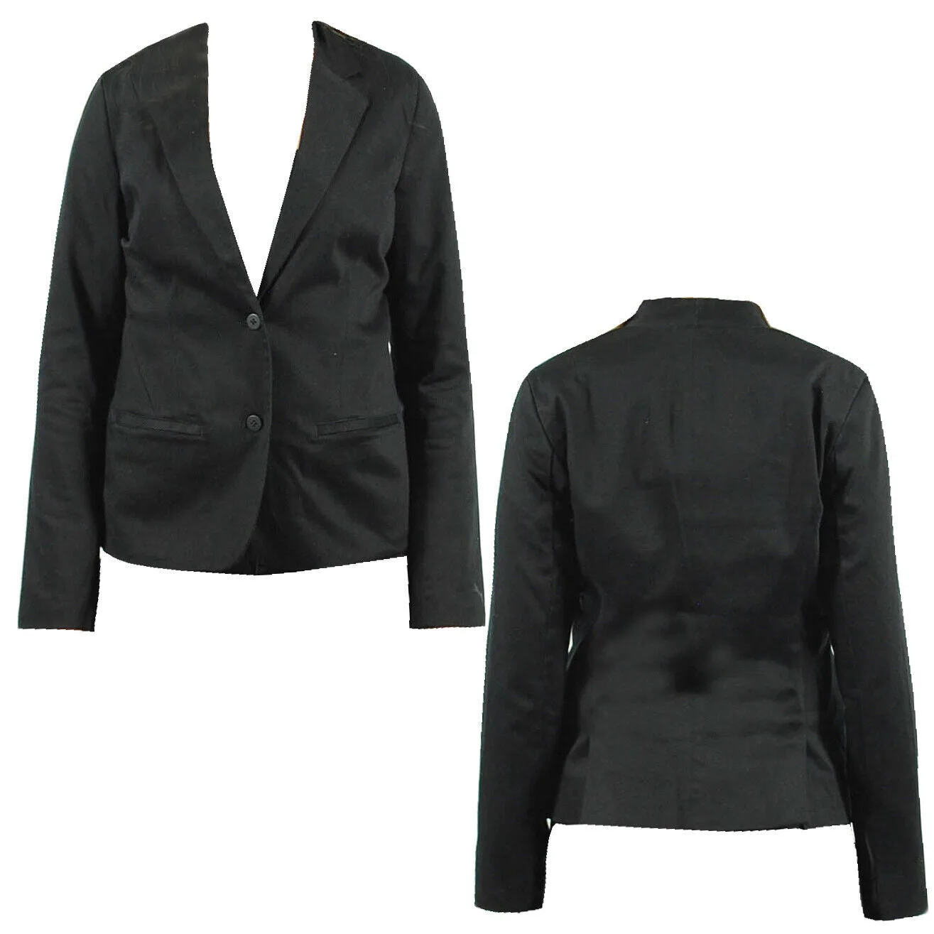 X Hussein Chalayan Womens Black Blazer Textile - Size 8 Uk - Puma - FashionsVida