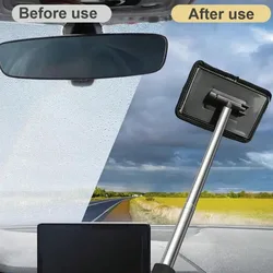 Herramientas de limpieza de parabrisas - Paño de microfibra extra fina para limpiar cristales de coche, cepillo de limpieza - Mango desmontable, Limp