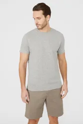 Mens Cotton Crew Neck T-Shirt - Grey - Size 3xl