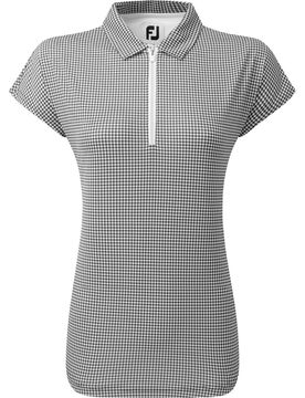 Polo Hahnentritt, schwarz/weiss xs