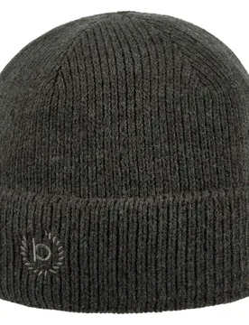 Windstopper Knit Hat with Cuff by - anthracite - Size: One Size - Bugatti - FashionsVida