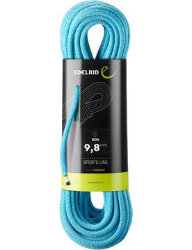 Boa 98 mm 70 m cuerda escalada Celeste (UNICA)