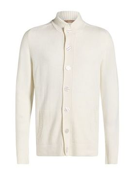 Strickjacke Herren Cremeweiß 52 Herren