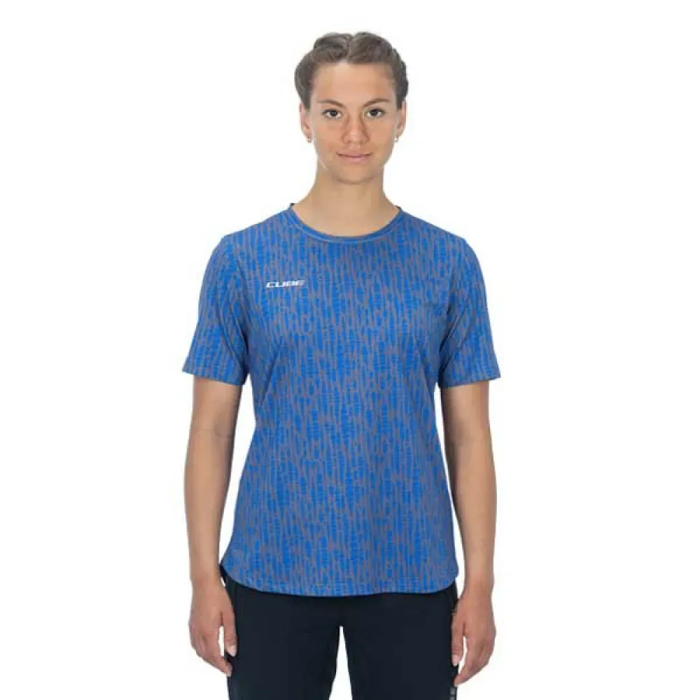 Maglia Da Enduro A Maniche Corte Atx Violet Pattern - CUBE - FashionsVida