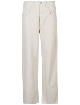 Wide Leg High-Waisted Denim Pants