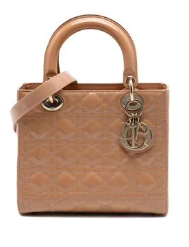 Medium Patent Cannage Lady Dior - Dior - FashionsVida