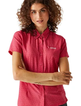 Travle pack away camisa montaña manga corta mujer Rosa (16) - Regatta - FashionsVida