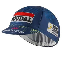 Cappellino Con Visiera Cycling Soudal Quick-step 2026 Blue / Electric Lime