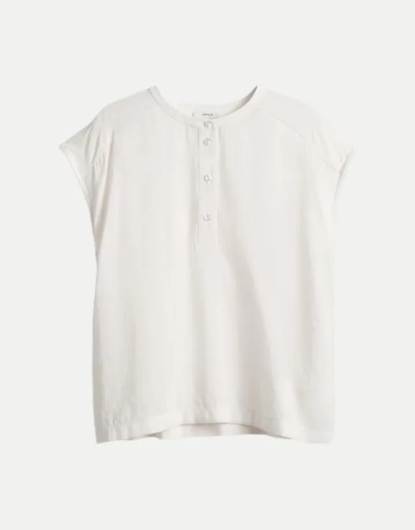 Opus Jerseyshirt Sajula Weiß 36 - Opus - FashionsVida