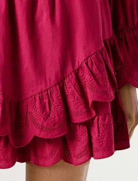 Falda pantalón de mujer con volantes - Pepe Jeans - FashionsVida