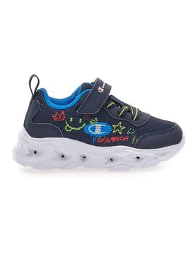 Sneakers blu con luci e stampa grafica Funfair Print B TD 27