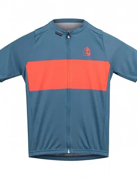 Maglia A Maniche Corte Kume Sky Blue / Orange - Etxeondo - FashionsVida