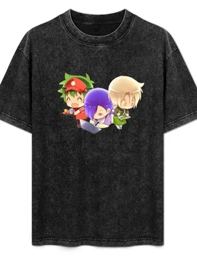 The devil is a part timer chibi T-Shirt - Aliexpress - FashionsVida