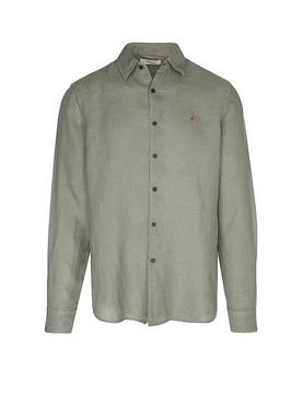 Leinenhemd olive XXL herren