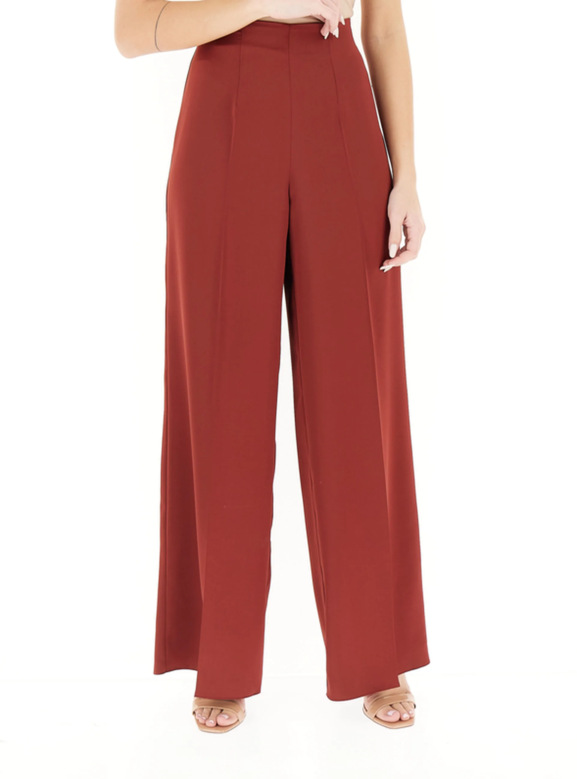 Pantalone a palazzo BORDEAUX 46 - Diana Gallesi - FashionsVida