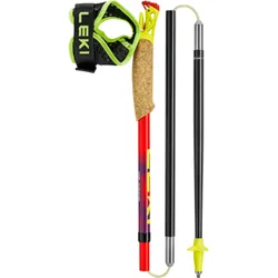 ULTRATRAIL FX.ONE Trailrunningstöcke Unisex Bright Red-Violet-Neonyellow 125cm