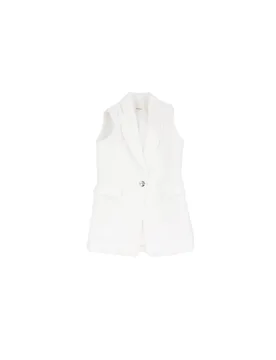 Bambina gilet 3146j00439 off white blazer off white - VICOLO - FashionsVida