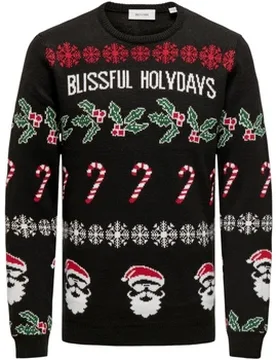 Pullover Onsxmas Reg 5 Allover Crew Knit 22031171 Eu S;Eu M;Eu L Male - ONLY & SONS - FashionsVida