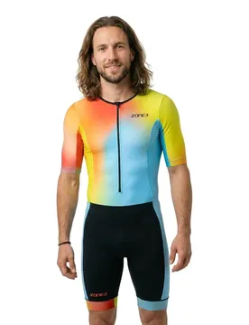 Trisuit A Maniche Corte Activate+ Neon / Black S