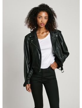 Para mujer. PL402494 Cazadora de piel Franka (L), Casual