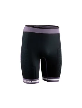 Pantaloni Corti Spirit Flux Black / Lavender L - Lurbel - FashionsVida