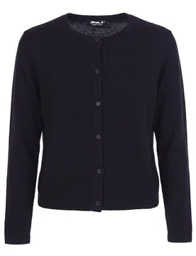 Mama B - Cardigan - 480032 - Nero - MAMA B - FashionsVida