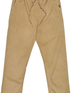 Pantalon en velours côtelé - Taxer Regular Cord Pant Elmwood en Coton - Taille XL - Beige - Quiksilver - FashionsVida