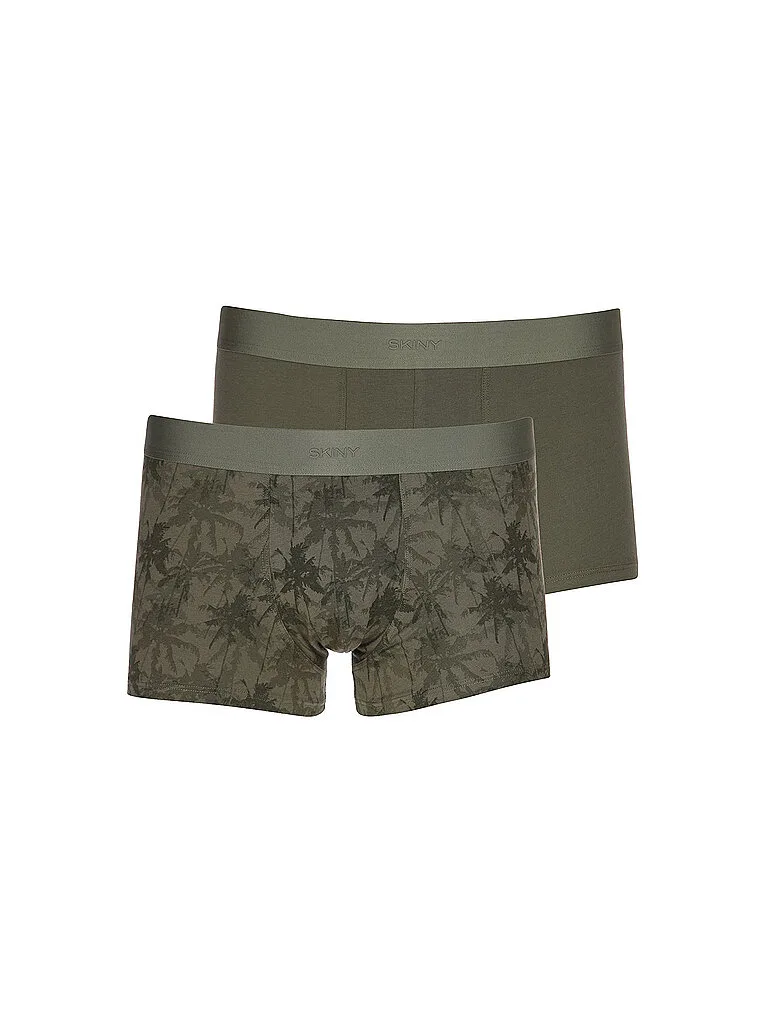 Pants confezione da 2 COTTON MULTIPACK oasispalmtrees selection oliva XL - Skiny - FashionsVida
