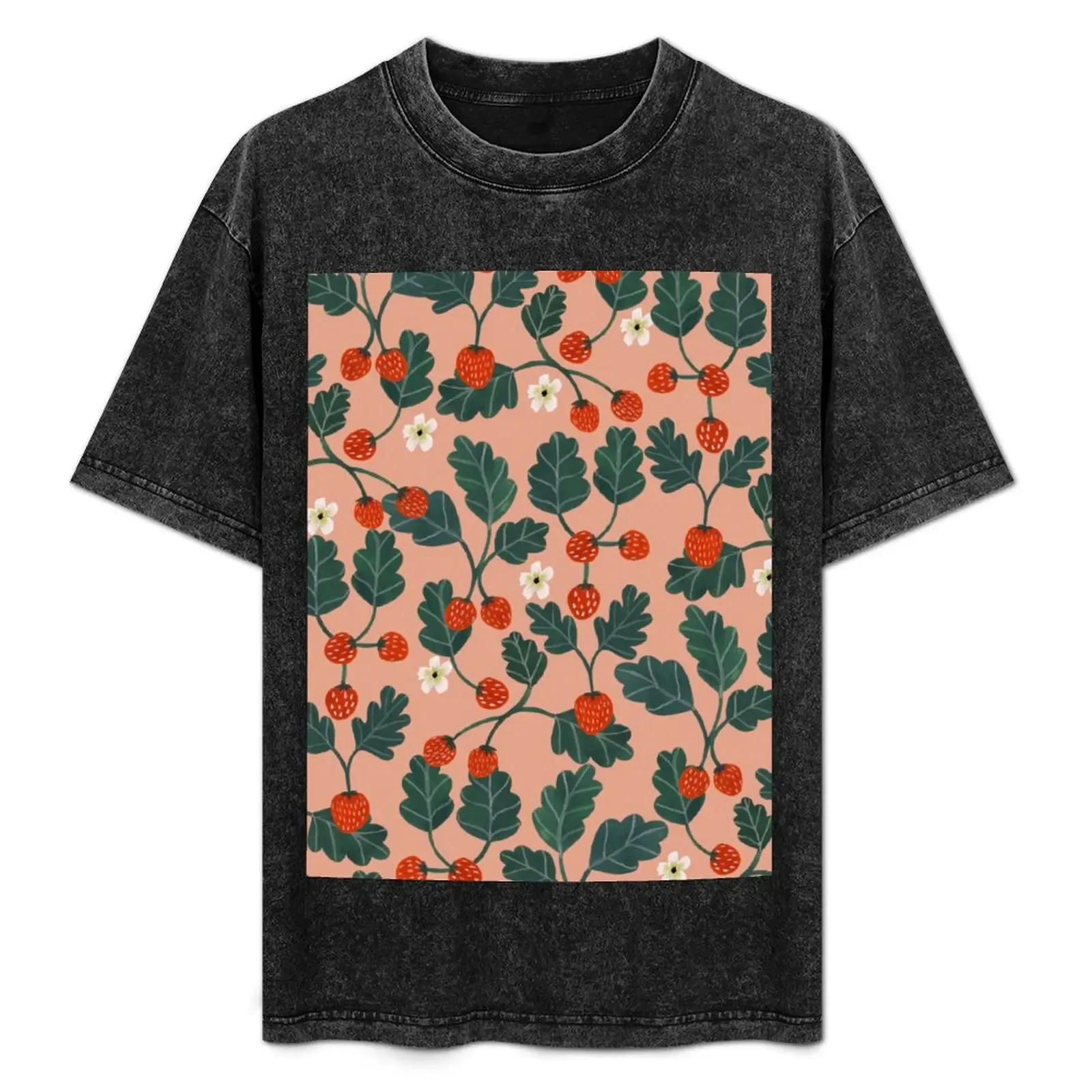 Strawberries T-Shirt Worker Basic Short Sleeve Tee - Aliexpress - FashionsVida