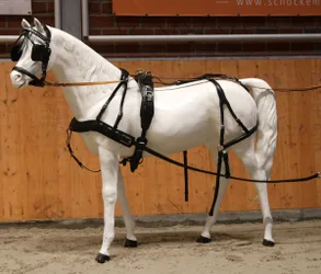 Manski Einspänner Geschirr DIPLOMAT black/black FULL